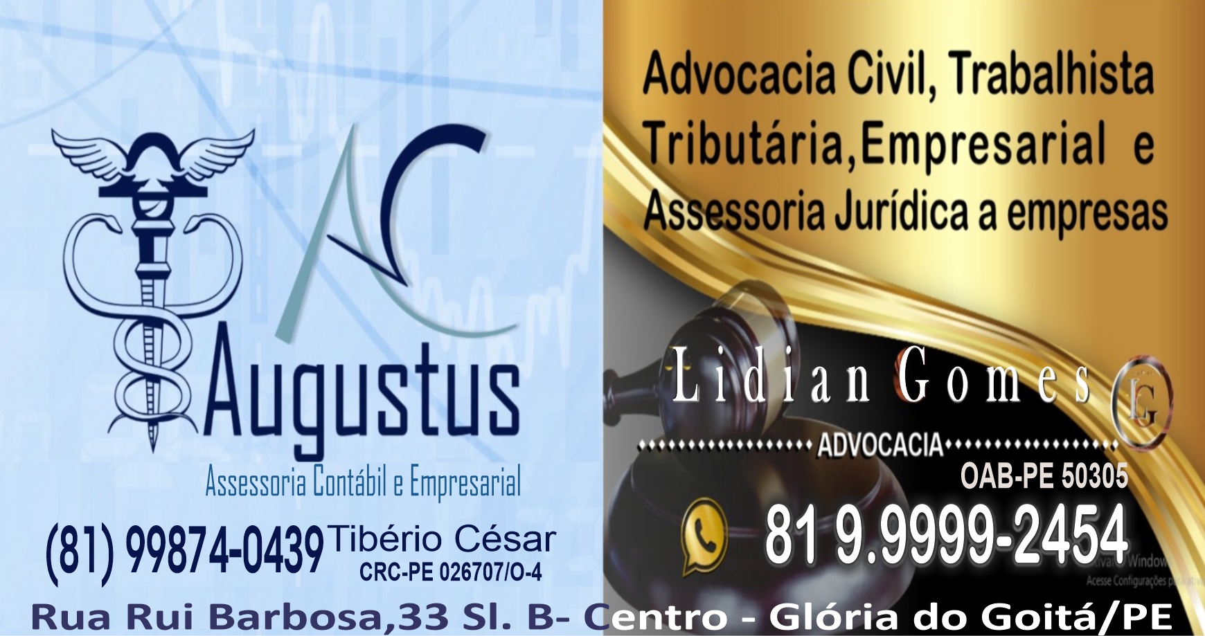 CONTABILIDADE/ADVOCACIA