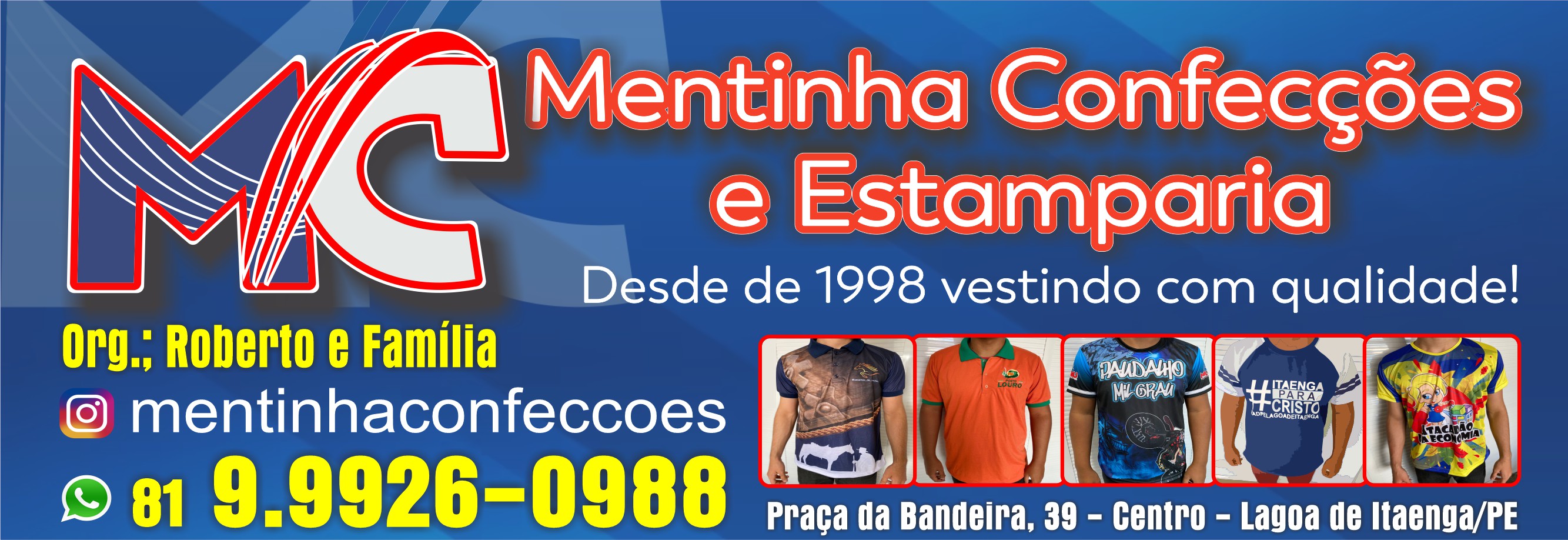 CONFECÇÃO E ESTAMPARIA EM CAMISAS